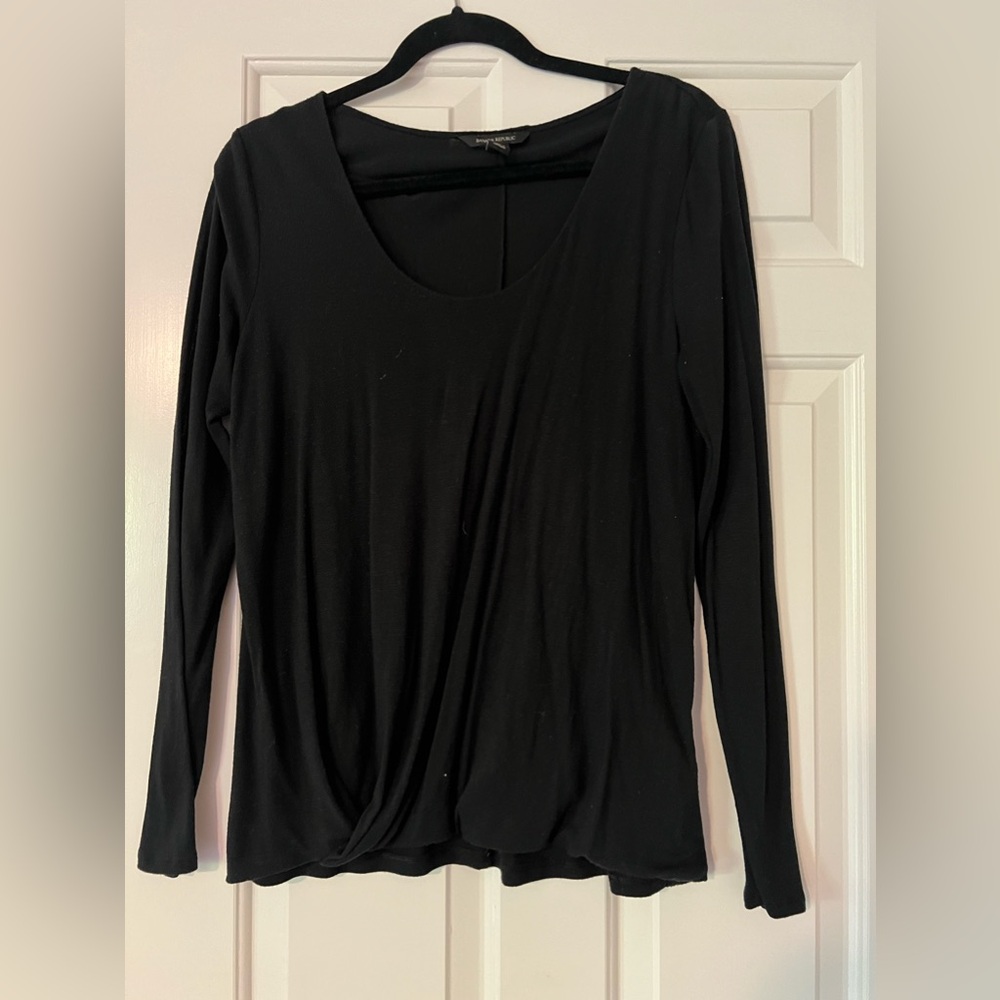 Banana Republic black long sleeve